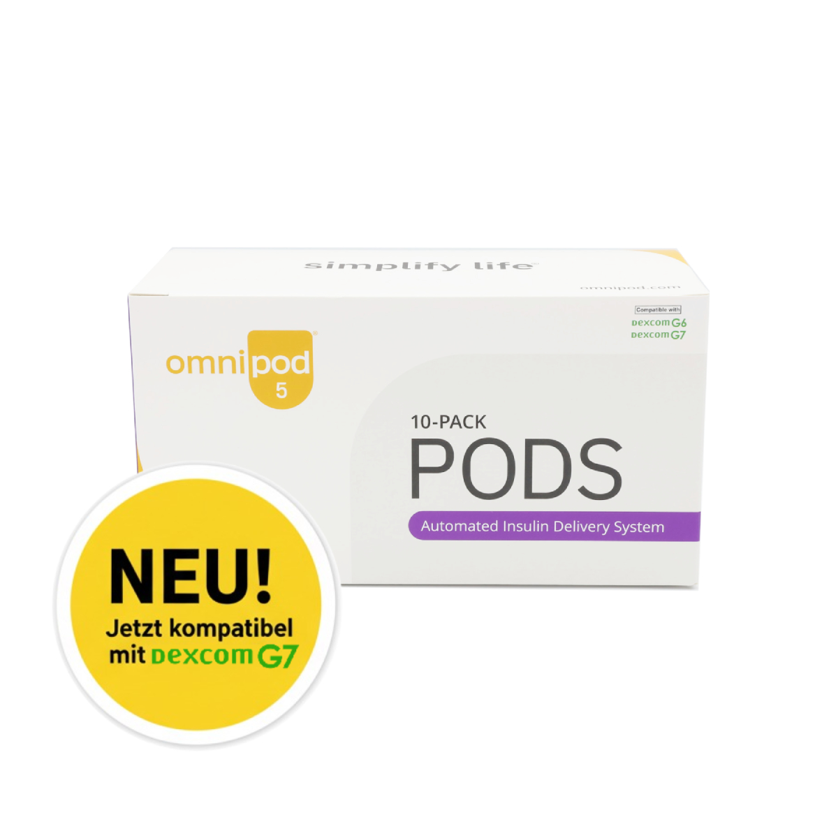 Omnipod 5 Pods - PT-000438 / PT-001446