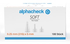alphacheck soft / Pen-Nadeln