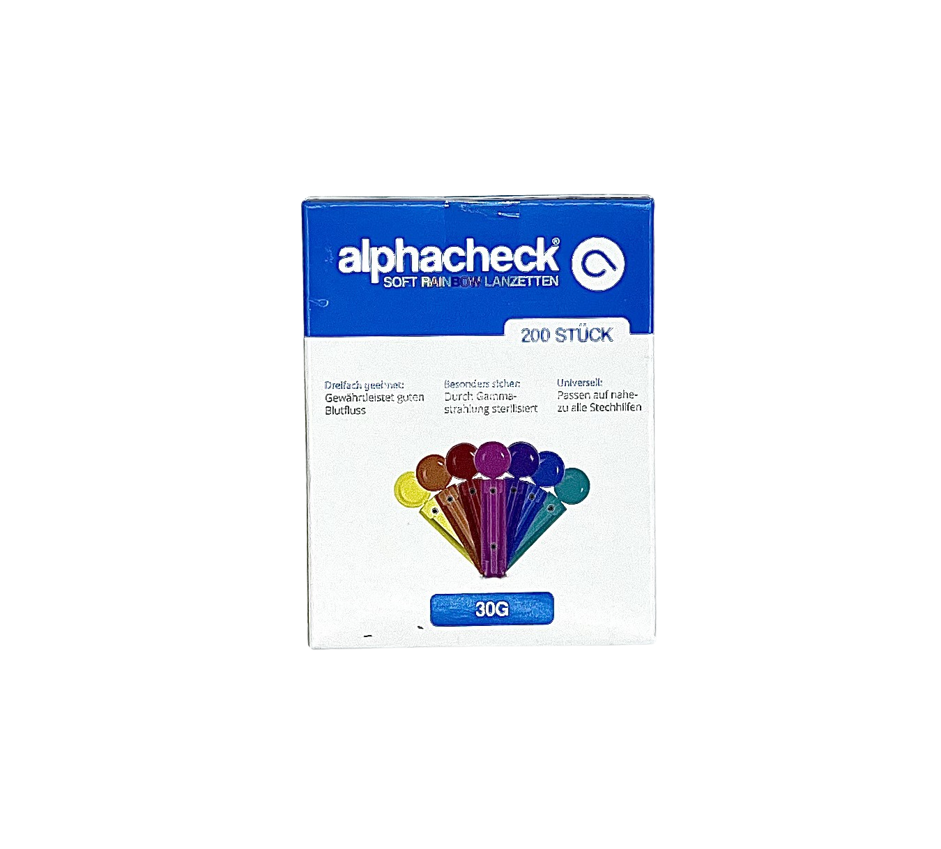 alphacheck rainbow  / Lanzetten