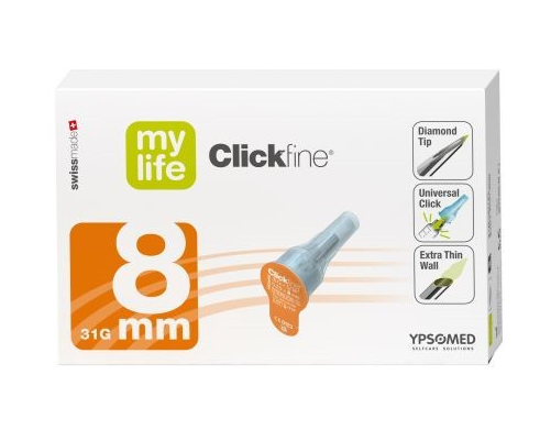 Clickfine-8-mm MyLife Clickfine / Pen-Nadeln